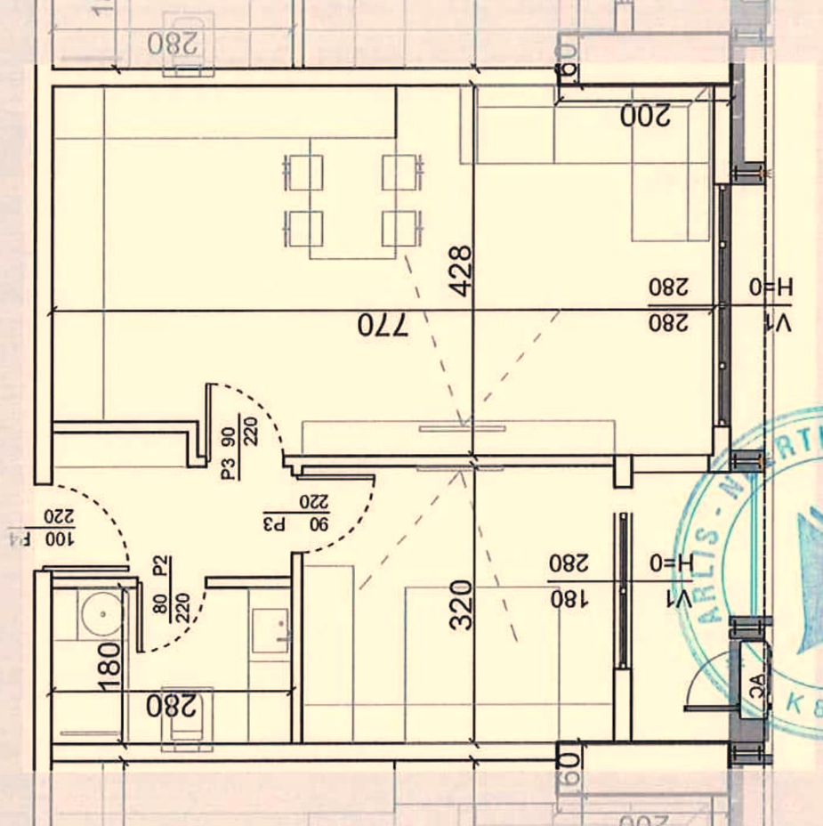 Tirane, shes apartament 1+1+Ballkon Kati 11, 82 m² 215.900 € (United Towers of Tirana)