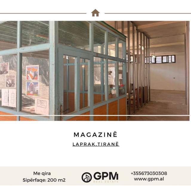 Tirane, jepet me qera magazine Kati 0, 200 m² 45.000 Leke ne Laprake