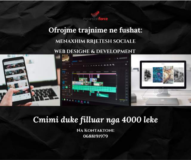 Tirane, Ofrojme trajnime si me poshte: