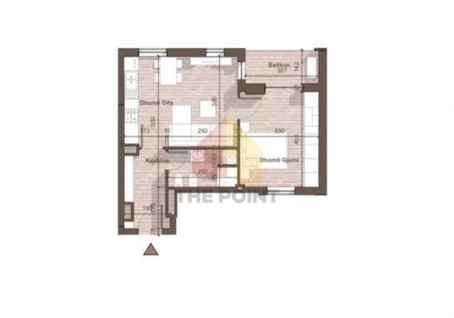 Tirane, shitet apartament 1+1+BLK Kati 5, 63 m² 750 Euro/m2 (Rruga Gryka e Kacanikut)
