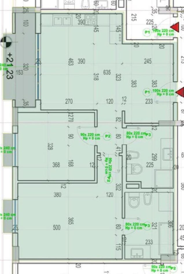 Tirane, shitet apartament 2+1+Ballkon Kati 6, 107 m² 139.000 € (Xhamlliku, Porcelani 3)