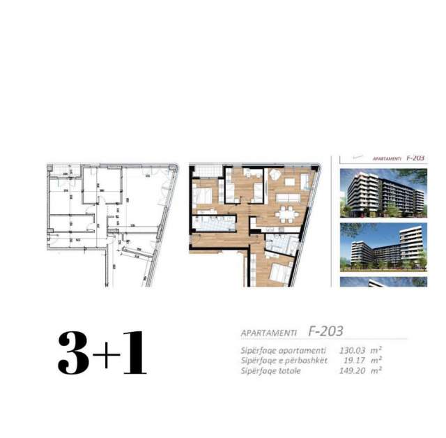 Tirane, shiten apartamente dhe ambjente komerciale (Don Bosko)