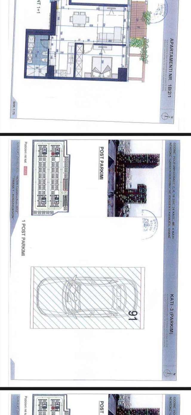 Tirane, shitet apartament Kati 3, 62 m² 1.600 Euro (Rruga e Kavajes)