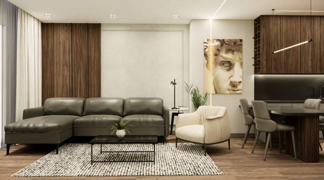 Tirane, jepet me qera apartament 2+1+BLK Kati 11, 1.800 Euro (Ambasador 3,Air Albania)