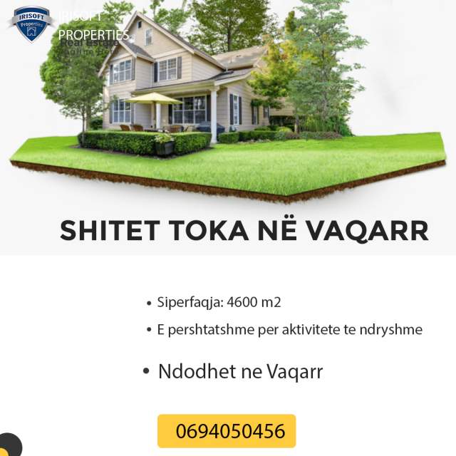 Tirane, jepet me qera toke  (Vaqarr)