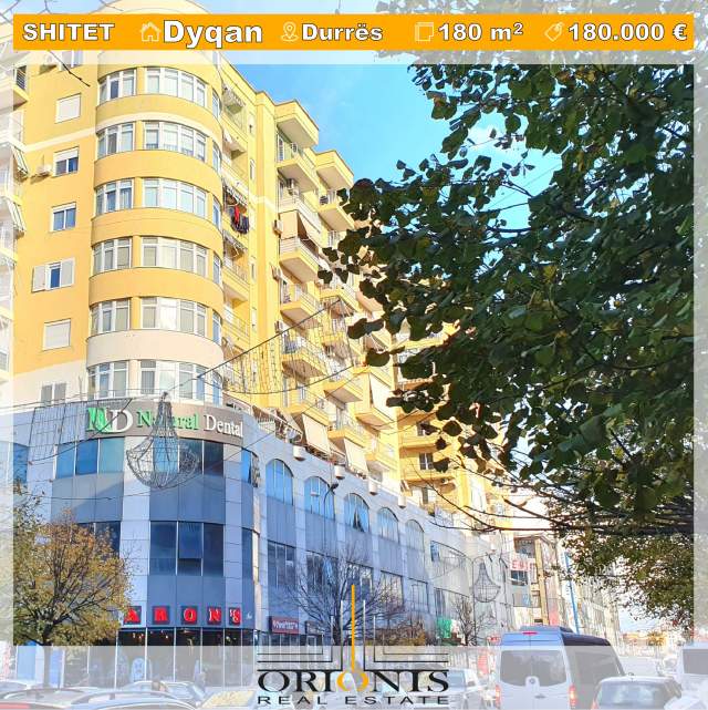 Durres, shitet ambjent biznesi Kati 1, 180 m² 180.000 Euro (Rruga e Dëshmorëve)