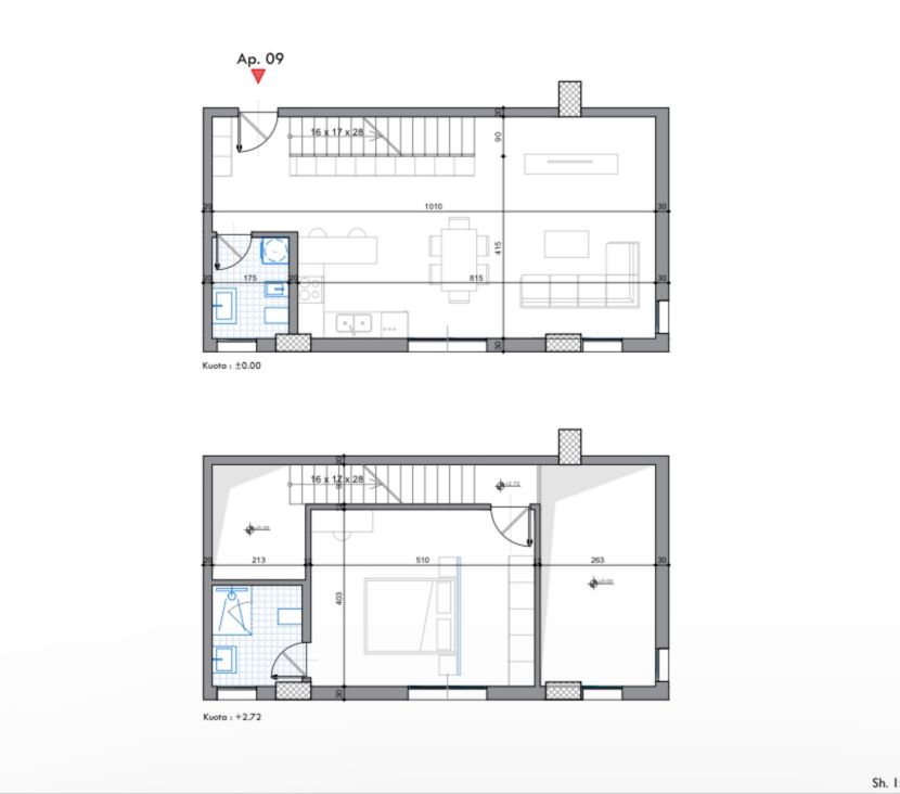 Durres, shitet apartament 1+1 Kati 1, 113 m² 135.600 € (Golem)