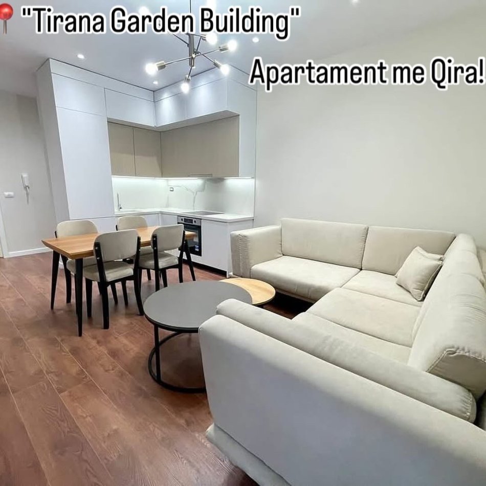 Tirane, jepet me qera apartament 1+1 , 800 € (Rruga e Kavajes, &quot;Tirana Garden Building)