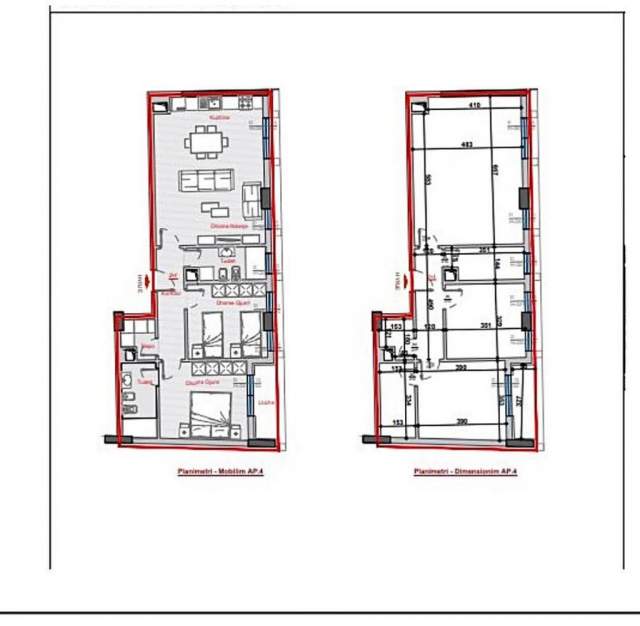 Tirane, shitet apartament 2+1 Kati 1, 142 m² 1.400 Euro/m2 (Rruga Jordan Misja)
