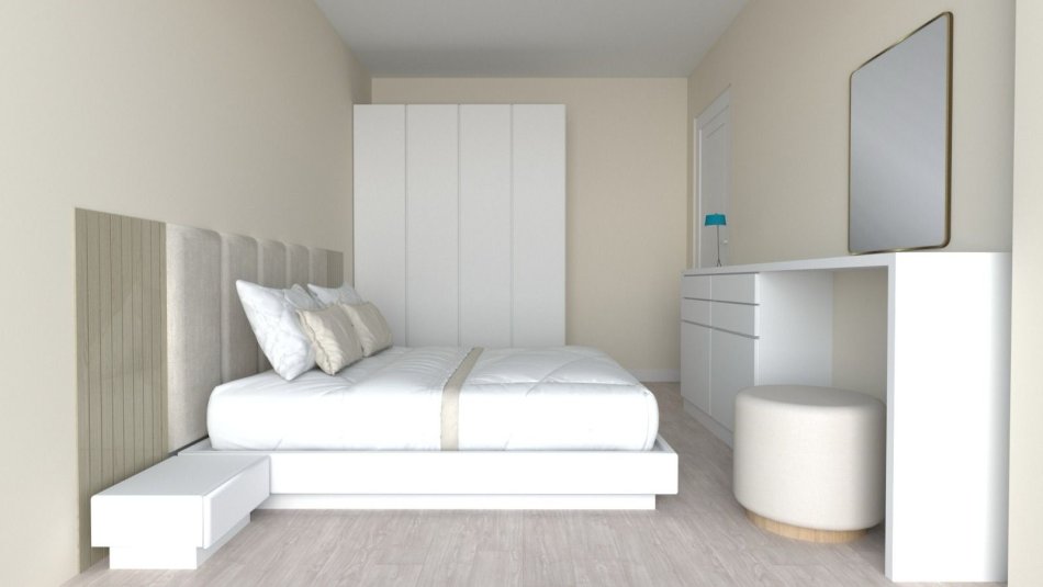 Tirane, shitet apartament 1+1+Ballkon Kati 3, 55 m² 90.300 € (Ali Demi - Te Mangalemi)