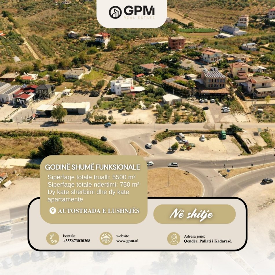 Lushnje, shitet ambjent biznesi , 750 m² 400.000 € (Lushnje)