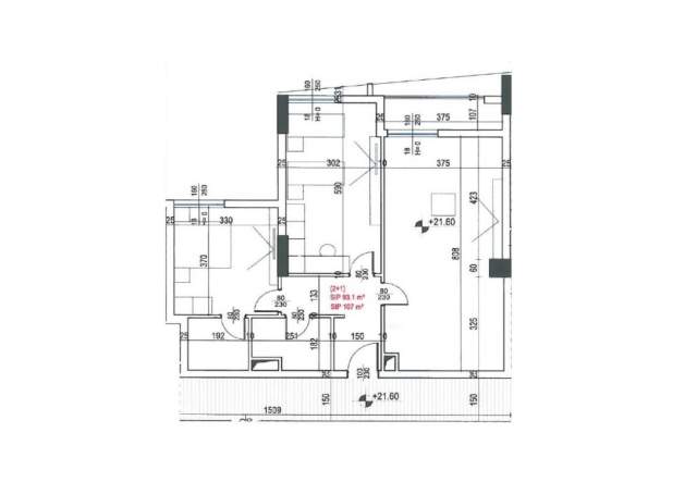 Tirane, shitet apartament 107 m² 95.000 Euro