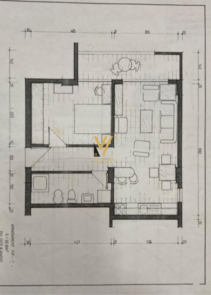 Tirane, shitet apartament 1+1+Ballkon Kati 3, 64 m² 208.000 € (RRUGA ELBASANIT)
