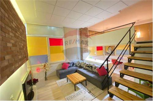 Tirane, jepet me qera apartament duplex 1+1 Kati 1, 75 m² 450 Euro (Myslym Shyri)