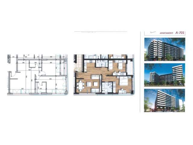 Tirane, shes apartament 2+1+A+BLK Kati 7, 101 m² 101.000 Euro (Don Bosco)