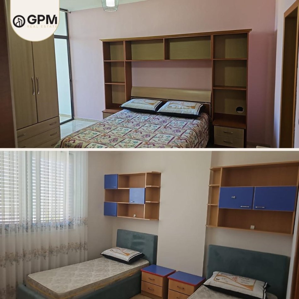 Tirane, jepet me qera apartament 2+1 Kati 4, 110 m² (Ali Dem)