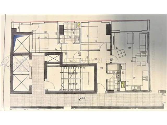 Tirane, shes apartament 2+1+A+BLK Kati 9, 112 m² 173.000 Euro (SHESIM, APARTAMENT 2+1+2, SQUARE 21)