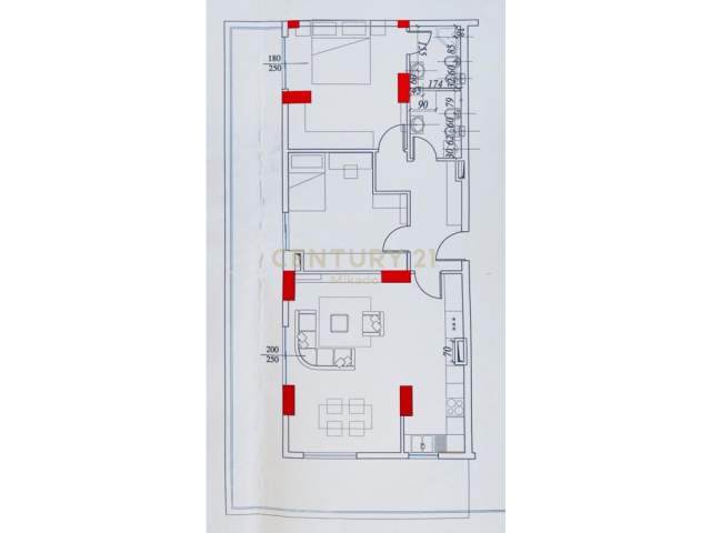 Tirane, shes apartament Kati 11, 147 m² 145.000 Euro (ISH FUSHA E AVIACIONIT)