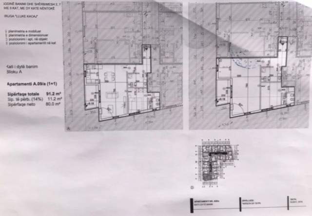 Tirane, shitet apartament 92 m² 78.200 Euro