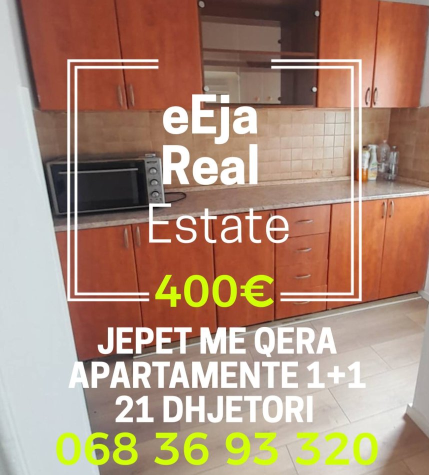 Tirane, jepet me qera apartament 1+1 Kati 4, 65 m² 400 € (21 dhjetori)