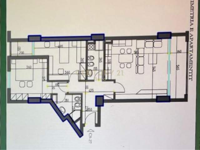 Elbasan, shitet apartament 3+1+A+BLK Kati 9, 124 m² 92.500 Euro (Elbasan)