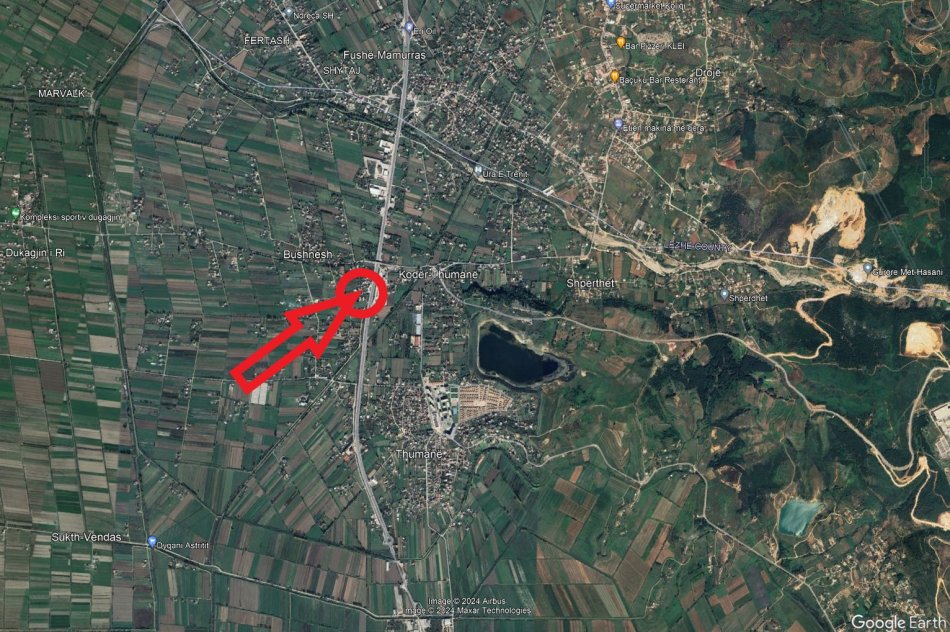 Kruje, shitet Truall dhe Ndertese, 3.600.000 Leke (Thumane)