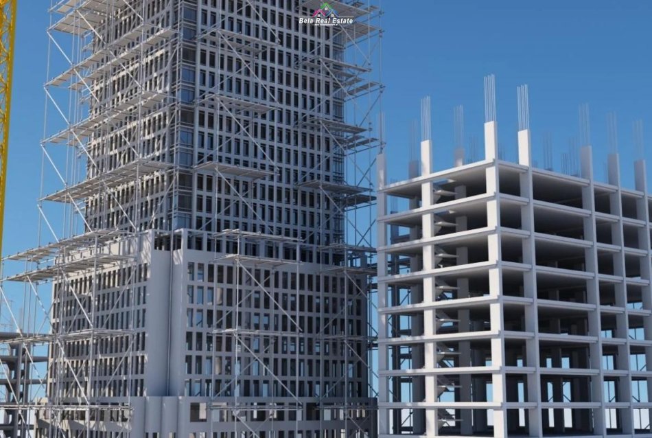 Tirane, shes apartament 1+1+Ballkon Kati 7, 58 m² 75.000 € (xhamllik)