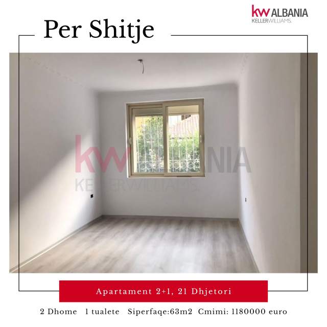 Tirane, shitet apartament Kati 1, 63 m² 118.000 Euro (Rruga Muhamet Gjollesha)