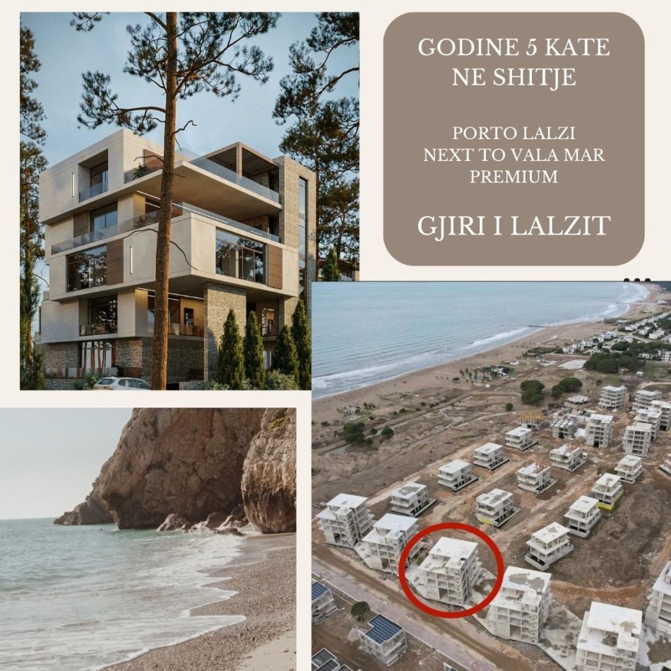 Gjiri Lalezit | Hamallaj, shitet apartament 5+1, Kati 5, 1,328 m² 2,700,000 € (Gjiri i lalzit / Porto Lalzi)