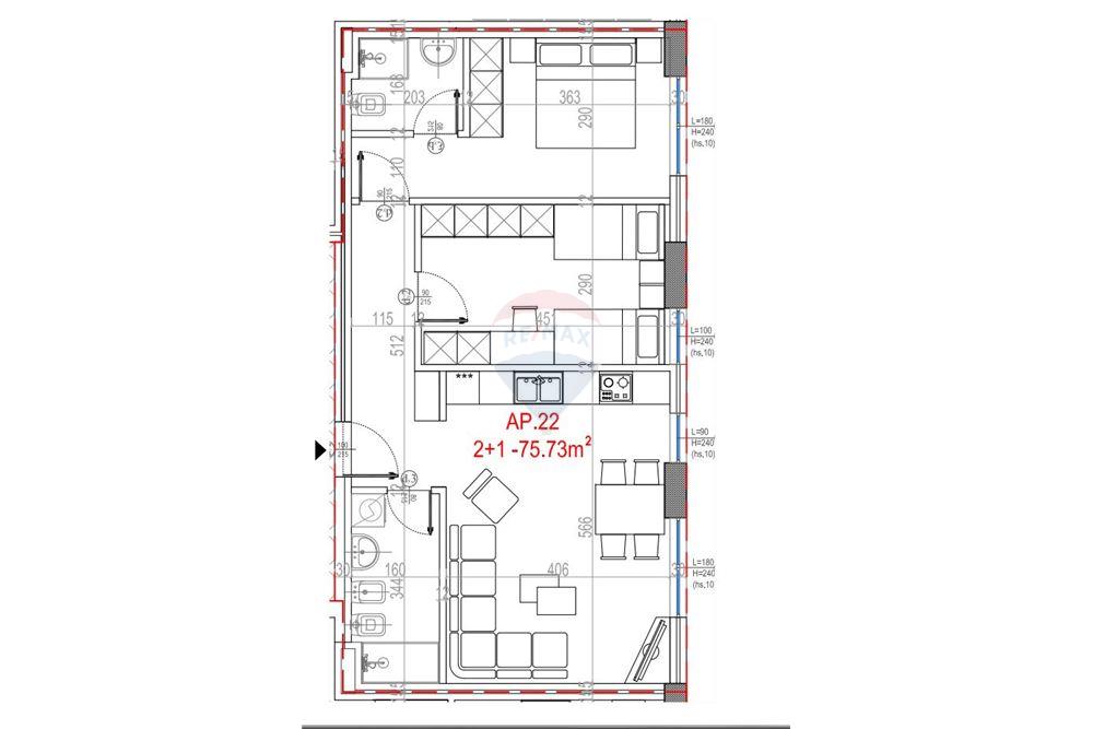 SHITET APARTAMENT 2+1+2 RRUGA E KAVAJES!