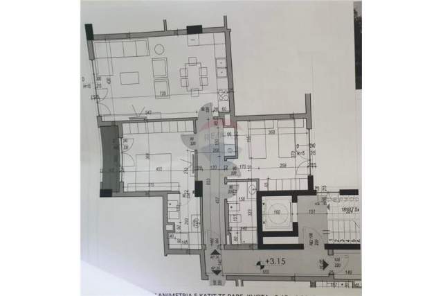 Tirane, shes apartament 2+1+BLK Kati 2, 111 m² 145.000 Euro (Kopshti Botanik)