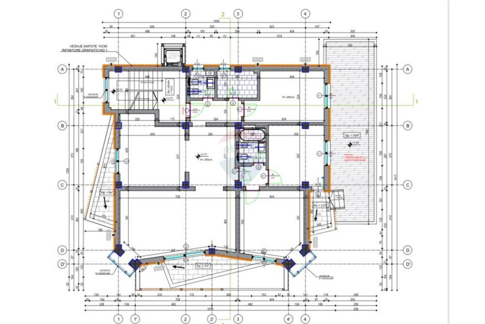 Tirane, jepet me qera Vile Kati 4, 718 m² 6,000 € (prane Komunes se Parisit)