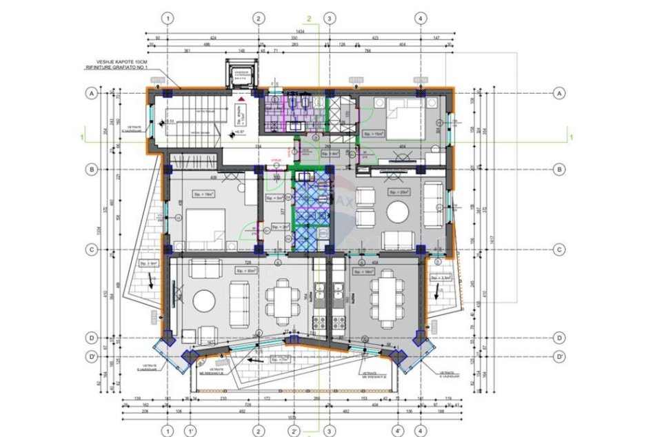 Tirane, jepet me qera Vile Kati 4, 718 m² 6,000 € (prane Komunes se Parisit)
