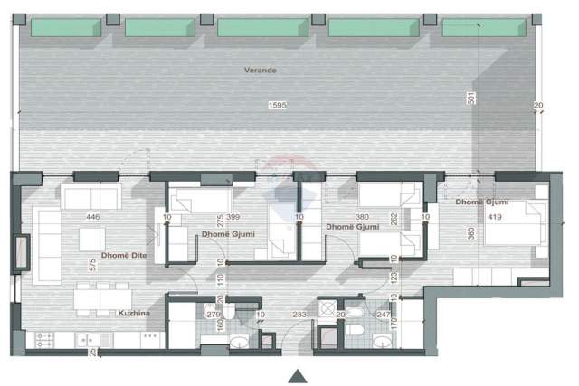 Tirane, shitet apartament 3+1+BLK Kati 1, 131 m² 139,748 Euro (Autostrada Tirane-Durres)