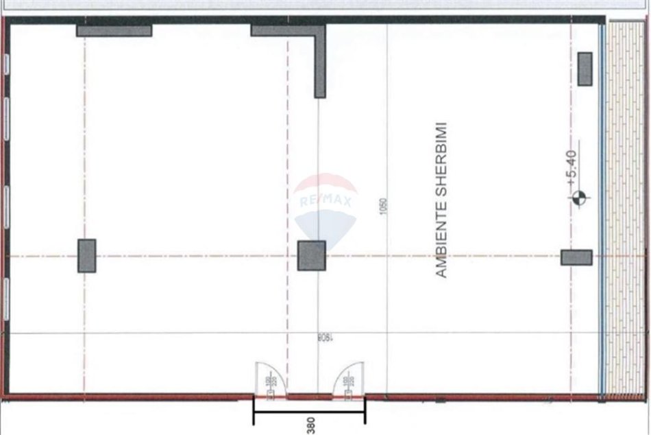 Tirane, jepet me qera ambjent biznesi Kati 1, 221 m² 1.500 € (Rruga e Dibres)