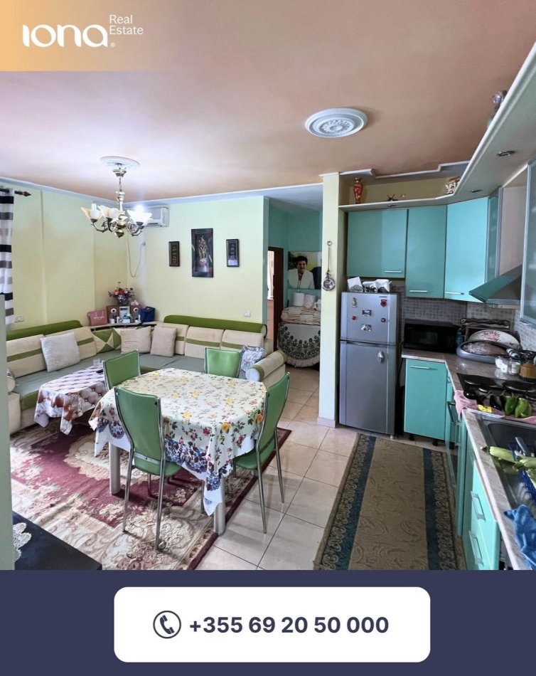 Golem, shitet apartament 2+1+Ballkon Kati 1, 80 m²