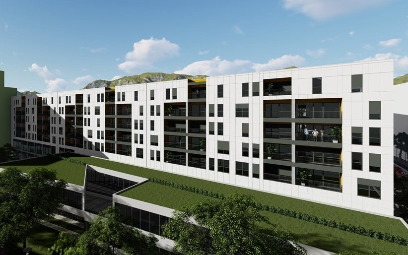 Apartament 2+1+2 me garazh - Kompleksi Bermon, pranë Bulevardit të Ri