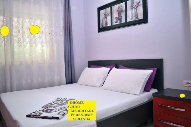 Durrës-Gjiri Lalëzit, Shitet Apartament në një Vilë 2-kate, mes pishave, 30m nga deti, 2+1me verand & oborr, kat1,sip. 90m², Cmimi 185'000€, në Kompleksin Turistik Lura 1, 46 km nga Tirana, si dhe 34km nga Durrësi dhe 174km nga pika kufitare në Kukës/Morinë dhe 264 km nga Prishtina .
