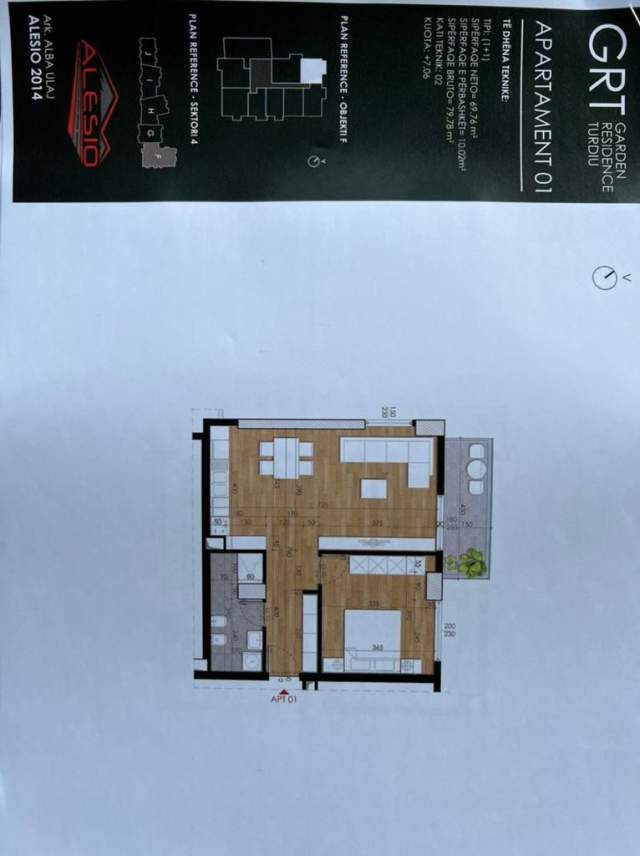 Tirane, shes apartament 1+1 Kati 2, 79 m² 79.000 Euro (Rruga Dritan Hoxha)