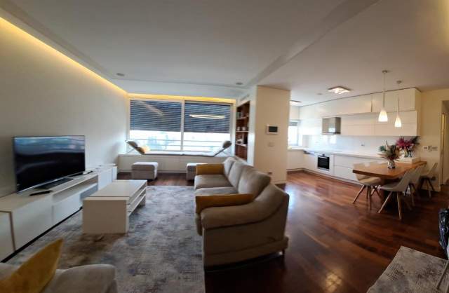 Tirane, jepet me qera apartament 2+1+BLK Kati 8, 125 m² 1.500 Euro (Rruga Dervish Hima)