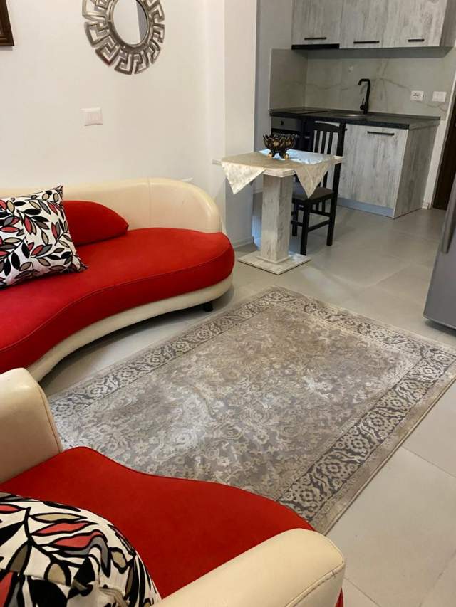 Tirane, jepet me qera apartament 1+1+A Kati 1, 50 m² 300 Euro (Jepet me Qera 1+1 Concord Center 5 maji)