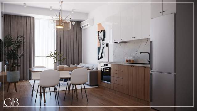 Tirane, jepet me qera apartament 1+1 Kati 2, 57 m² 460 Euro (Laprake)