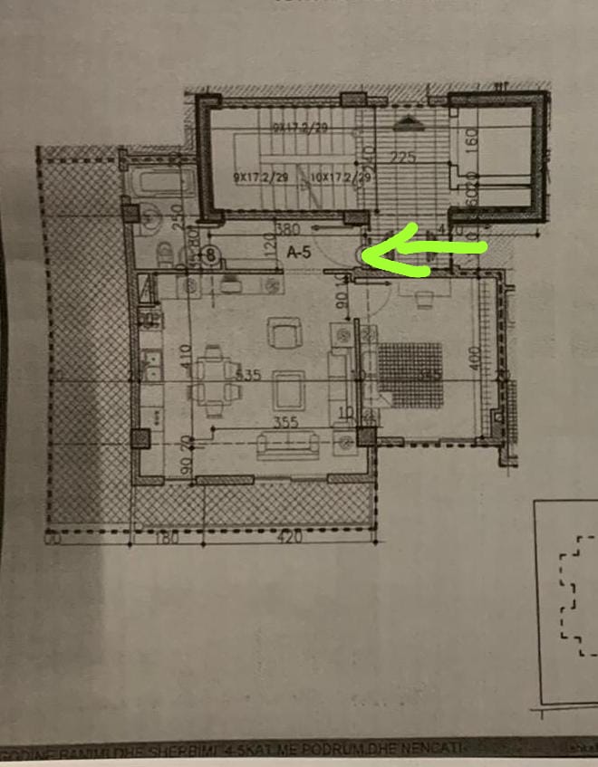 Tirane, Kodra e Diellit Shitet Apartament 1+1 me Hipoteke. Sip90 m². Cmimi 130.000 Euro. (Rruga Bill Klinton)