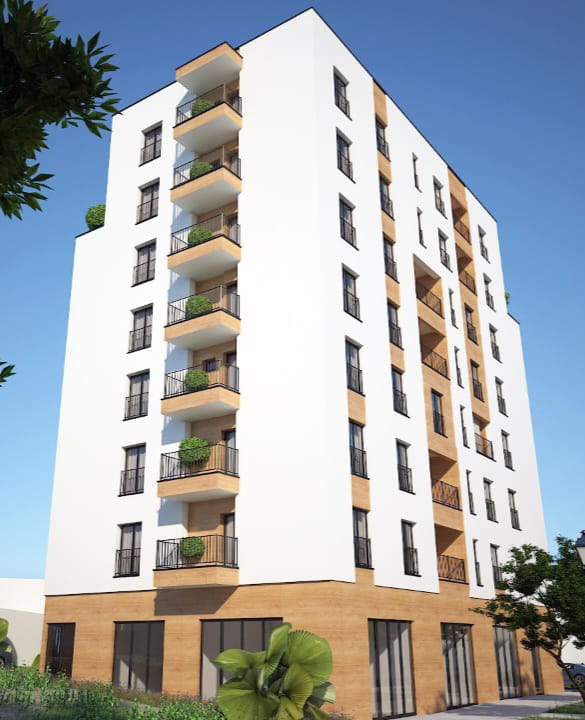 Tirane, shes apartament 2+1+Ballkon Kati 7, 107 m² (SHKOLLA E BALETIT)