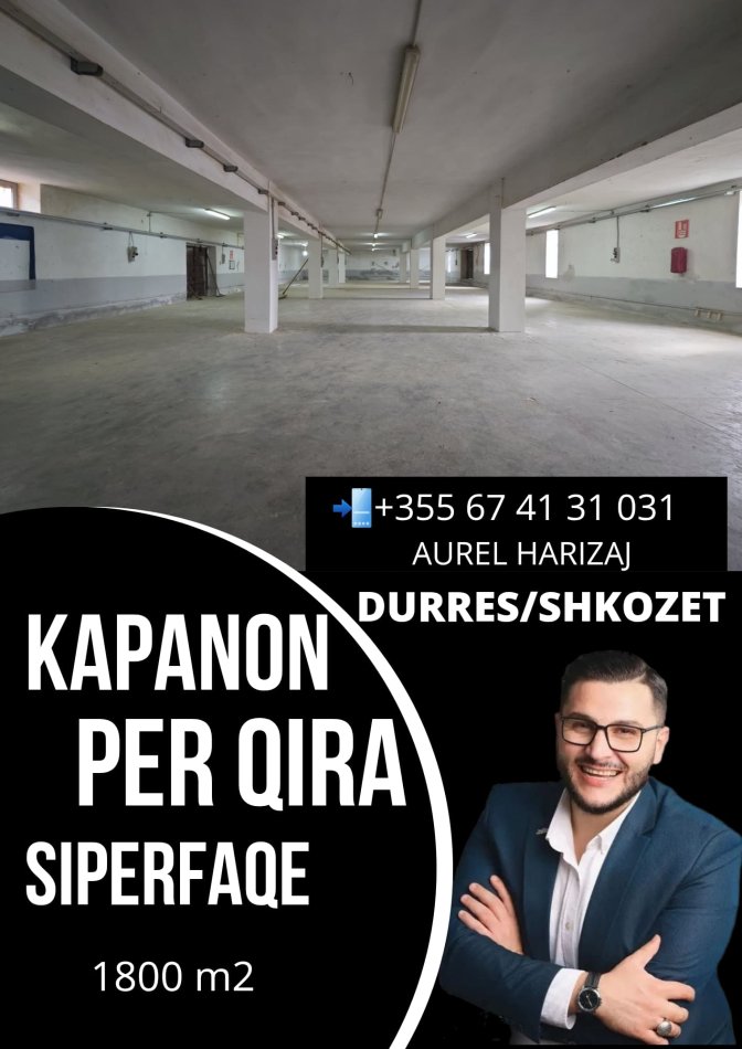 Elbasan, jepet me qera magazine , 3.301 € (Shkozet)