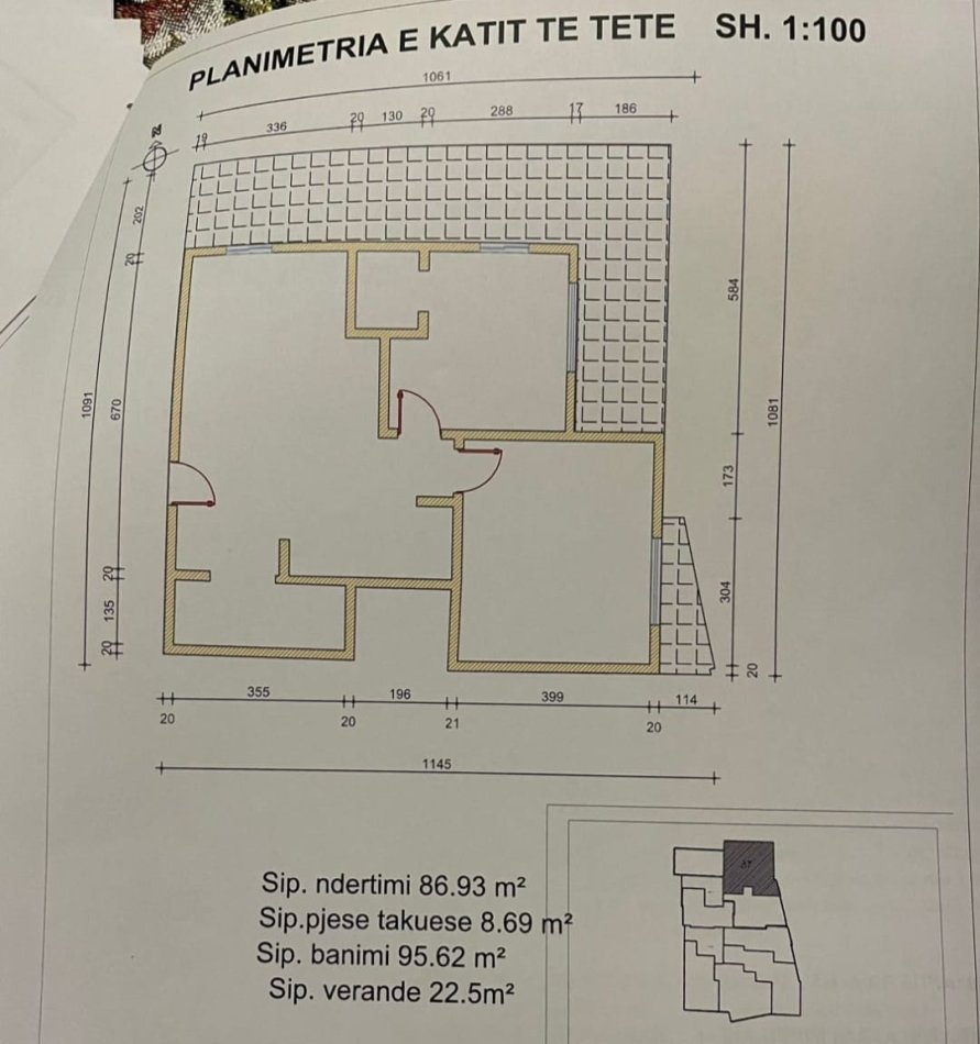 Tirane, shitet apartament 2+1 Kati 8, 95 m² 118.000 € (Astir)