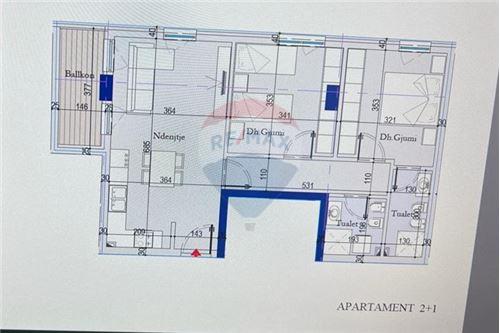Tirane, shitet apartament 2+1 Kati 3, 95 m² 109.000 € (Ish Dogana)