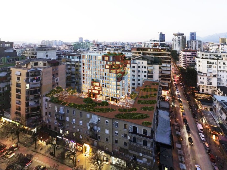 Tirane, shitet apartament 1+1+Ballkon Kati 7, 92 m² 387.000 € (Rezidenca Unico)