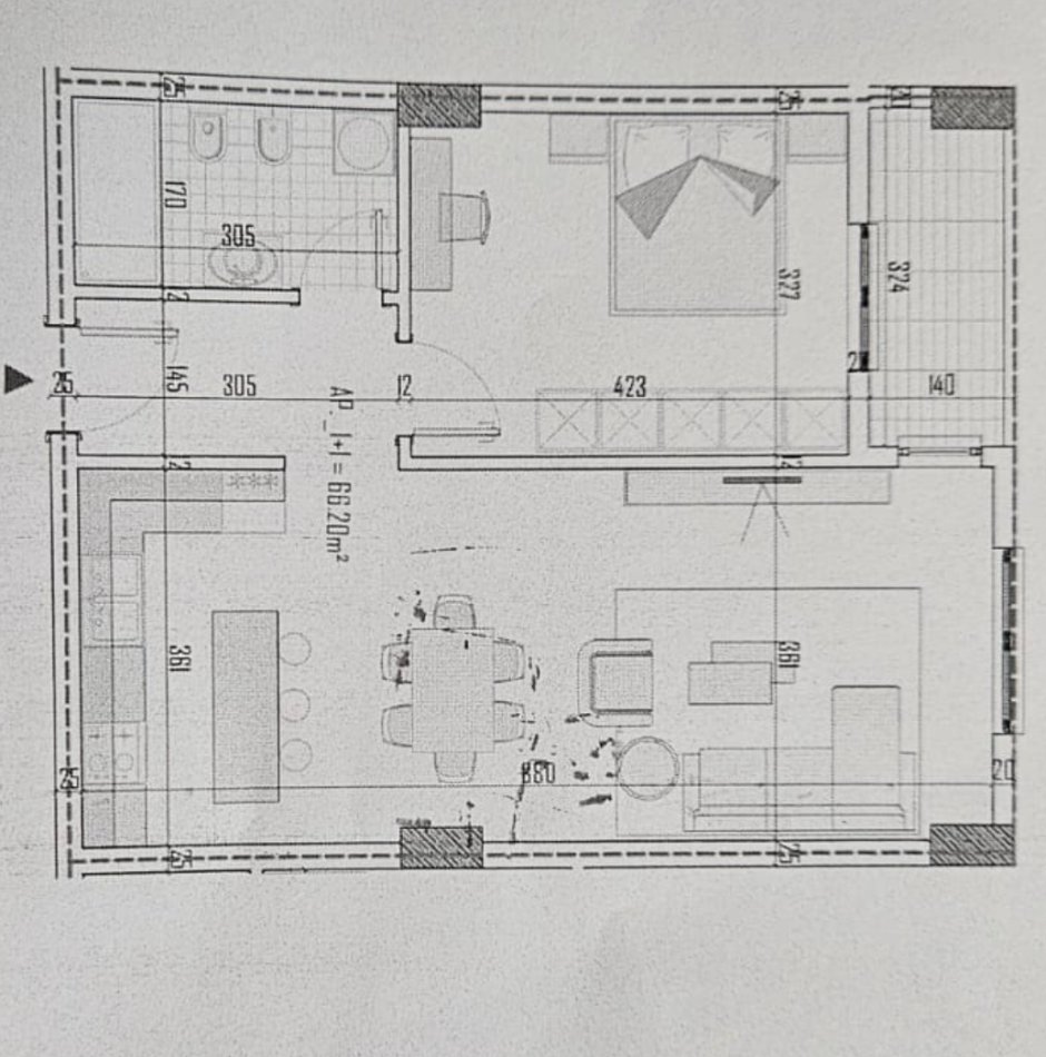Tirane, shitet apartament 3+1 Kati 5, 156 m² 202.800 € (Bulevardi i ri)