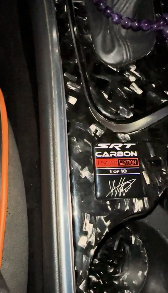 🇺🇸SHITET DODGE CHALLENGER SRT CARBON LIMITED EDITION 1OF10 E PERSONALIZUAR